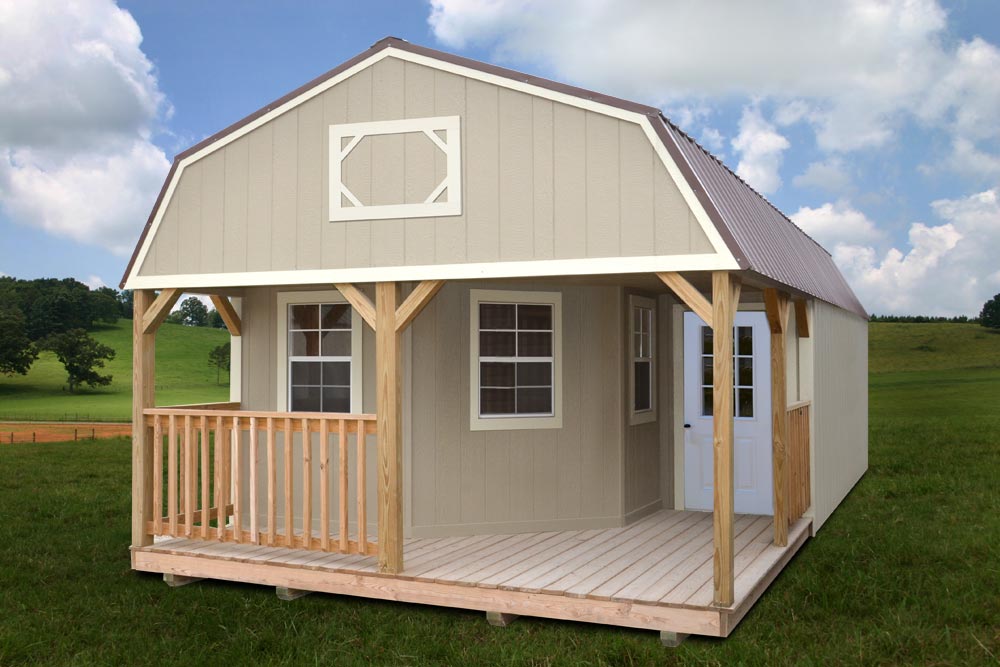 Deluxe Lofted Barn Cabin – Sexton Backyard Storage